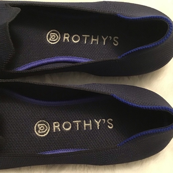 Rothy's The Loafer, Navy Blue. Size 11 Flats, Shoes - Picture 3 of 10